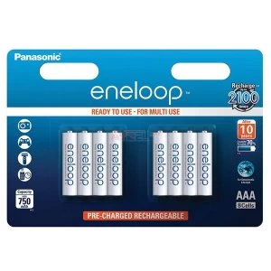Image of Panasonic Eneloop AAA NI-MH HR03 750mAh Rechargeable Batteries