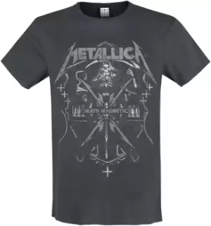 image of Metallica Amplified Collection - Death Magnatic T-Shirt charcoal