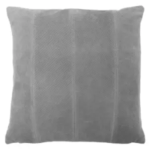 Image of Jagger Ribbed Corduroy Cushion Grey / 45 x 45cm / Cover Only