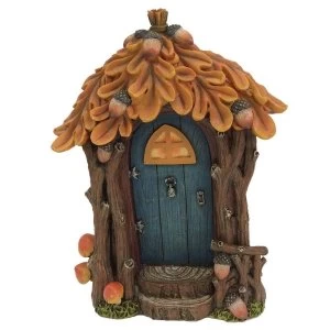 image of Autumn Cottage Fairy Ornament