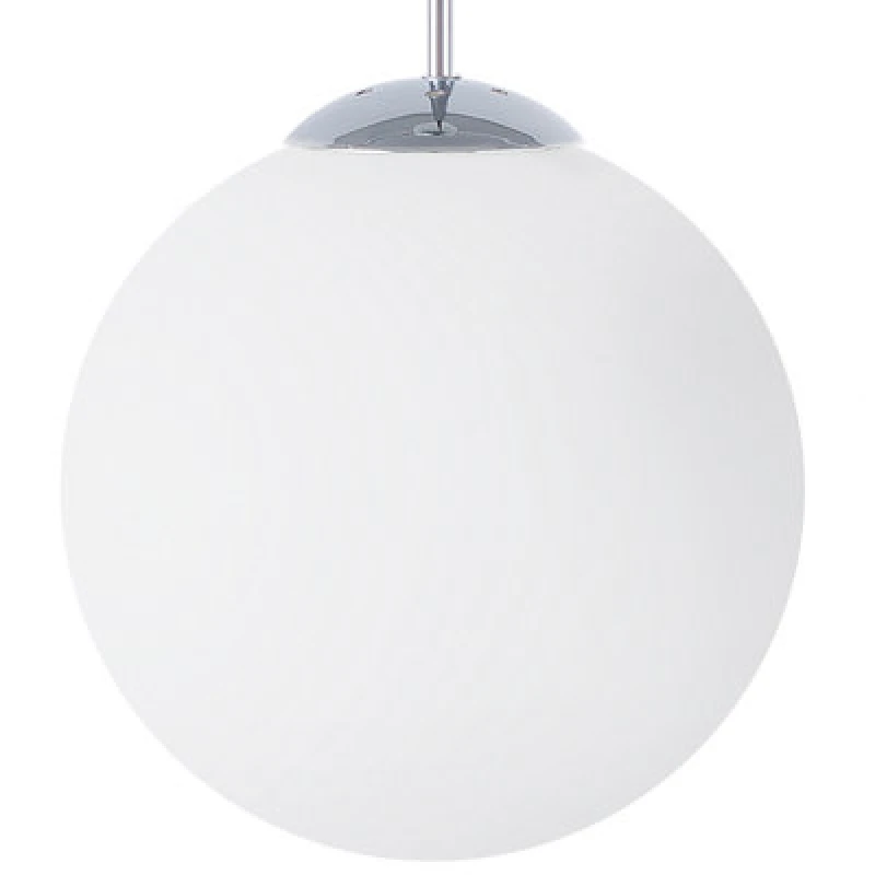 Image of Beliani Pendant Lamp Barrow Glass White
