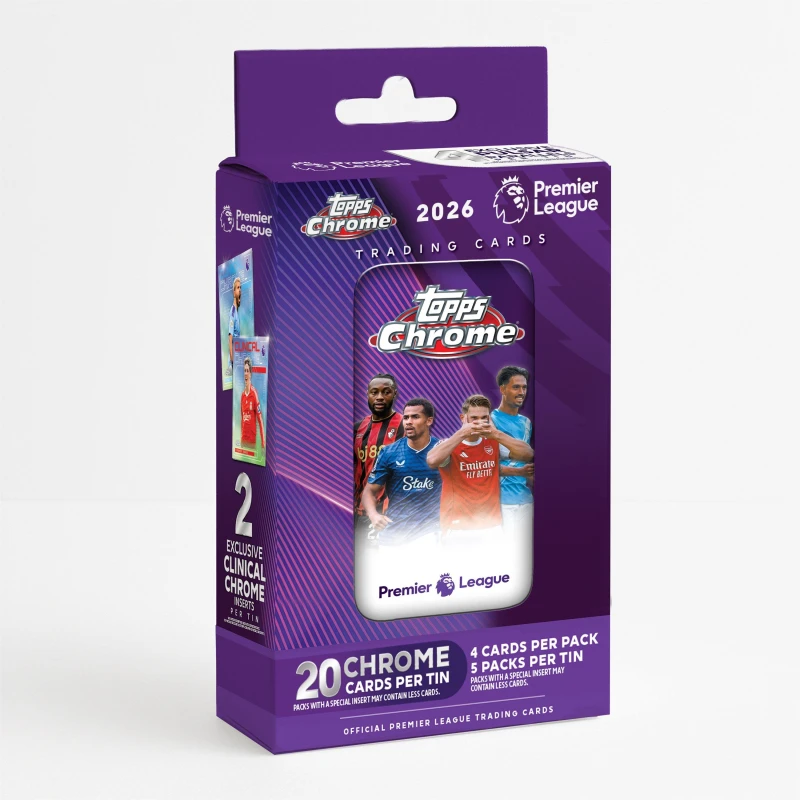 Image of Topps Topps Premier League Chrome 26 Tin Tin unisex One Size
