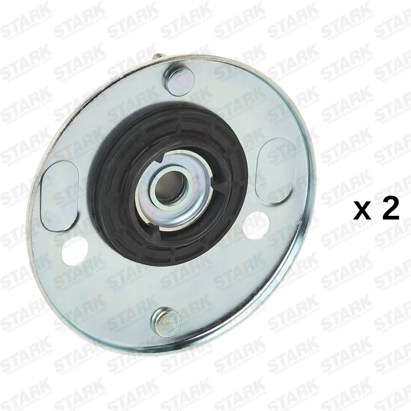 Image of STARK SKSS-0670846 Top strut mount Front Axle, without bearing Elastomer Suspension Strut Support Bearing (1180)