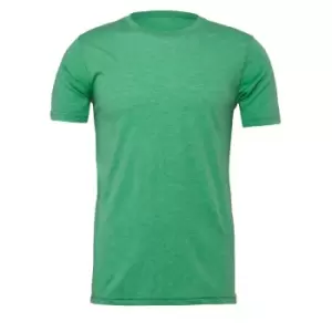 Image of Bella + Canvas Adults Unisex Heather CVC T-Shirt (L) (Heather Kelly Green)