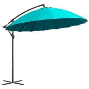 image of 3Metre Cantilever Shanghai Parasol with Crank Handle, Cross Base