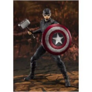 image of Bandai Tamashii Nations Avengers: Endgame S.H. Figuarts Action Figure Captain America (Final Battle) 15 cm