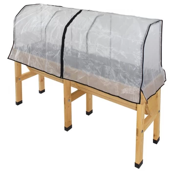 image of VegTrug Medium Wall Hugger Greenhouse Micro-Mesh Cover