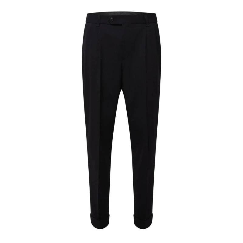 Image of Boss C-Perin-DPL-TU-253 Tapered Fit Trousers Dark Blue male 30R