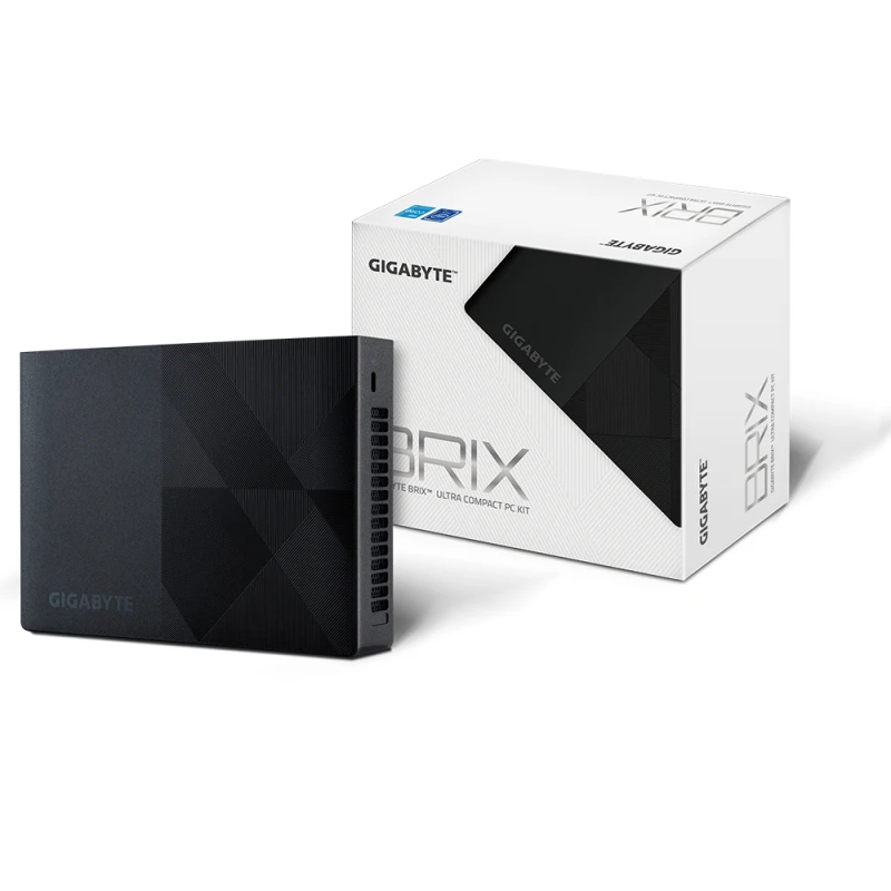 Image of Gigabyte BRIX GB-BNIP-N100 Barebone (Intel N100 CPU 4C/4T)