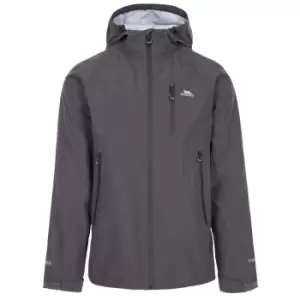 Image of Trespass Mens Rakenfard Waterproof Jacket (XL) (Dark Grey)