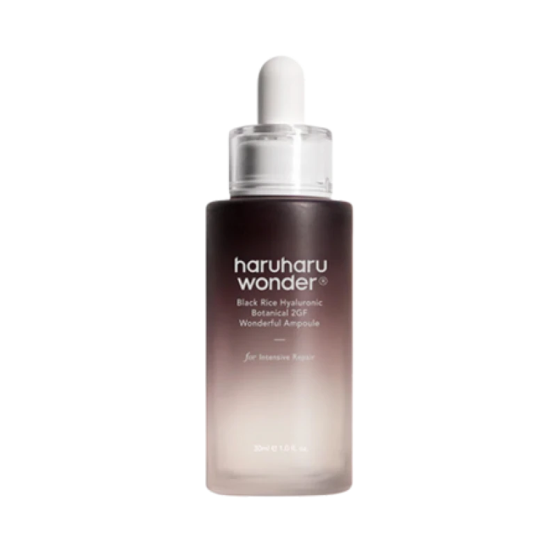 Image of HaruHaru Wonder Black Rice Hyaluronic Botanical 2GF Wonderful Ampoule - 30ml HAR-1479