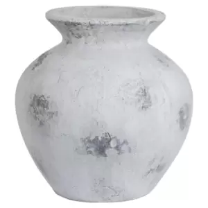 Image of Downton Large Antique White Vase
