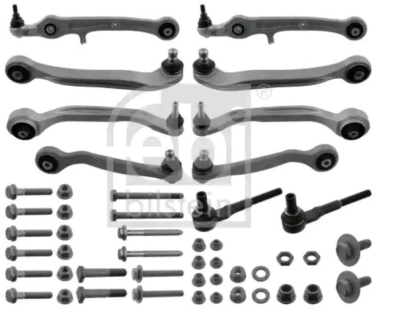 Image of FEBI BILSTEIN 48900 Control arm repair kit ProKit without coupling rod, Front Axle Right, Control Arm Steel Suspension Kit (772)