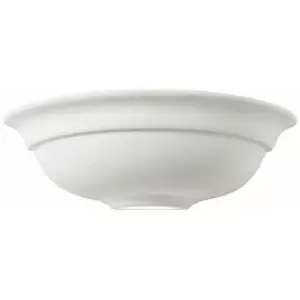 image of Loops - Dimmable LED Wall Light Unglazed Ceramic Classic Lounge Lamp Up Lighting Fitting