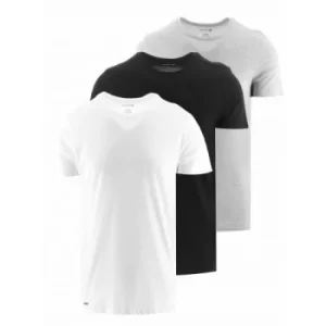 Image of Lacoste Mixed 3 Pack Slim Fit T-Shirt