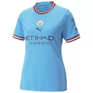 image of 2022-2023 Man City Home Shirt (Ladies)