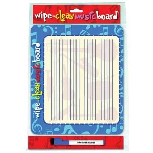 Image of Wipe Clean Music Board: Landscape Edition by Music Sales (Paperback / softback, 2008)
