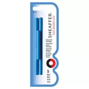 image of Sheaffer Standard Blue Cartridges 5 Pack