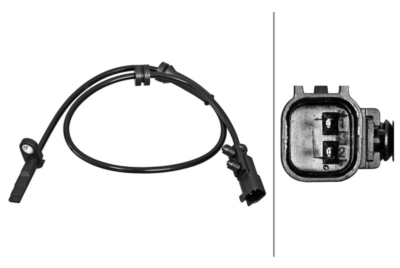Image of HELLA ABS sensor HELLA 6PU 358 217-181
