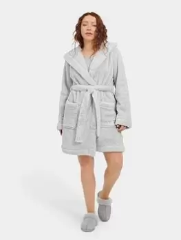 image of UGG Aarti Sparkle Dressing Gown - Grey, Size L, Women