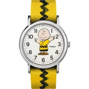 Image of Mens Timex Weekender Timex x Peanuts Charlie Brown Watch