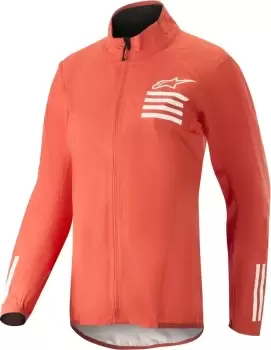 Image of Alpinestars Stella Descender Ladies Bicycle Jacket, white-orange, Size M for Women, white-orange, Size M for Women