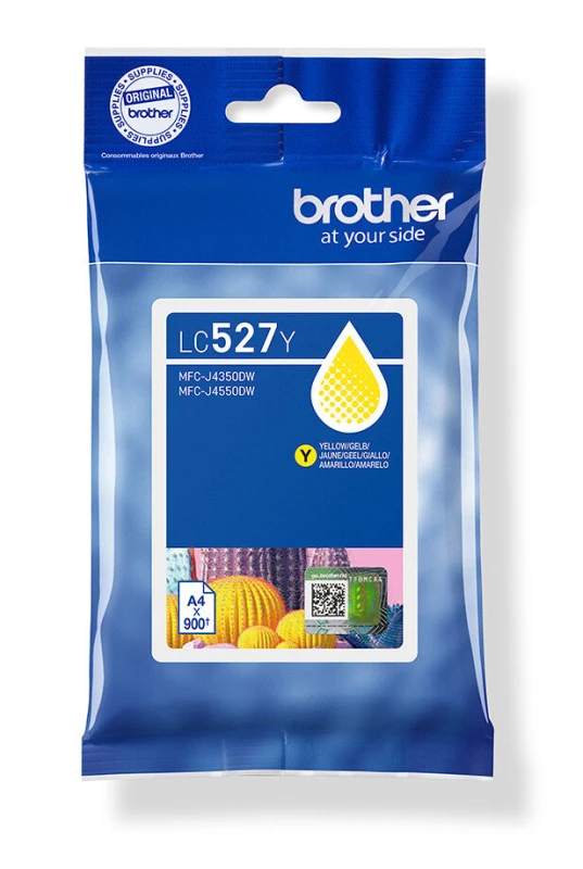 Image of Brother LC527Y Yellow Ink Cartridge (Original)