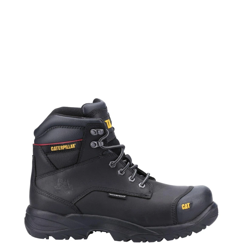 Image of Caterpillar Spiro Waterproof Safety Boot Black male