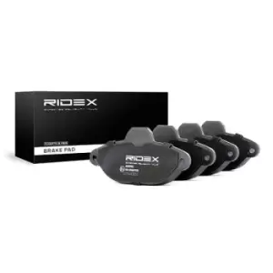 Image of RIDEX Brake pad set 402B0306 Brake pads,Brake pad set, disc brake FORD,FIAT,LANCIA,KA (RU8),PANDA (169),500 (312),PUNTO (188)