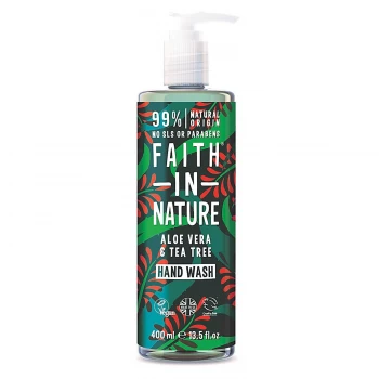 image of Faith In Nature Aloe Vera & Tea Tree Handwash