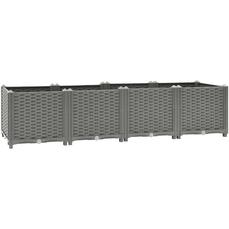 Image of VIDAXL Raised Bed 160x40x38cm Polypropylene Vidaxl 8720845671884