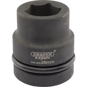 Image of Draper Expert 1" Drive Hexagon Impact Socket Metric 1" 26mm