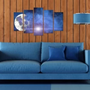 Image of 5MX-14 Multicolor Decorative MDF Painting (5 Pieces)