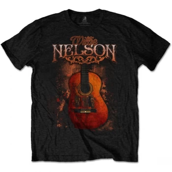 image of Willie Nelson - Trigger Unisex Large T-Shirt - Black