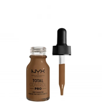 Image of NYX Professional Makeup Total Control Pro Drop Controllable Coverage Foundation 13ml (Various Shades) - Deep Sable