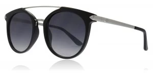 image of Guess GU7532 Sunglasses Shiny Black 01B 52mm