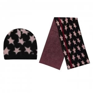 image of Liu Jo Beanie and Scarf Set - Star 09P4