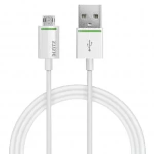 image of Leitz Complete Reversible Micro USB to USB Cable, 1m For fast charging