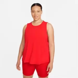 image of Nike One Luxe Tank Top Womens - Red