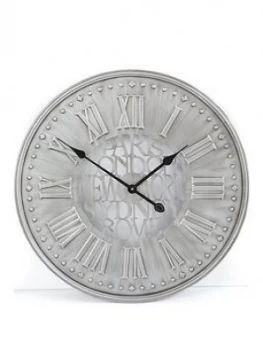 Image of Cities Metal Wall Clock 60 Cm
