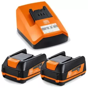 image of 18V 3.0AH Li-ion Battery Starter Set ALG80