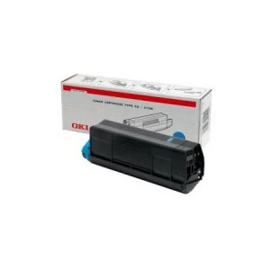 Image of OKI 42127407 Cyan Laser Toner Ink Cartridge