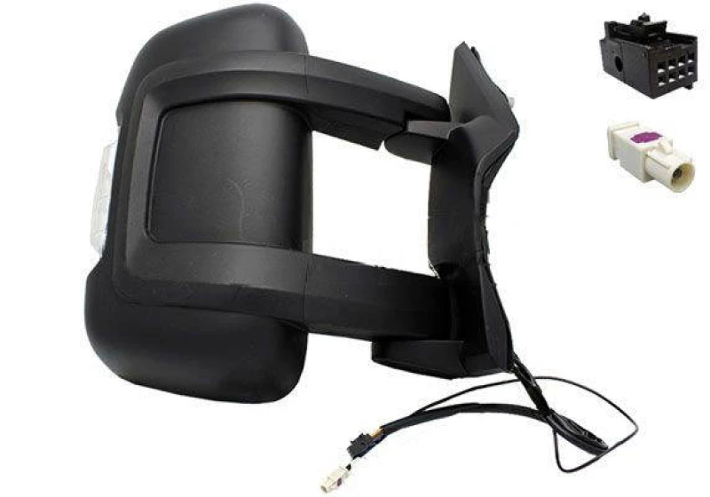 Image of ALKAR 9232922 Wing mirror Right, white, Electric, with aerial Outside Mirror (50)