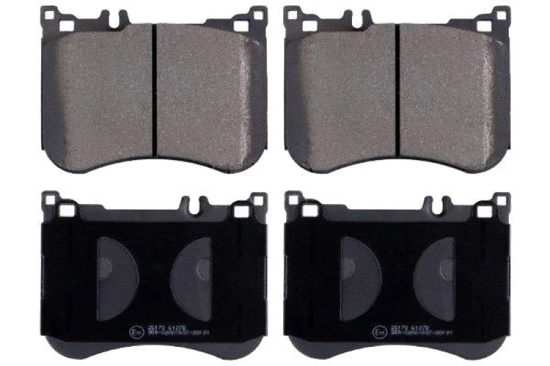 Image of SWAG 33 10 7619 Brake pad set Front Axle, prepared for wear warning indicator Brake Pad Set,disc brake (402)