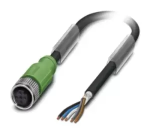 Image of Phoenix Contact 1682948 Sensor Cord, 5P, M12 Rcpt-Free End, 3M