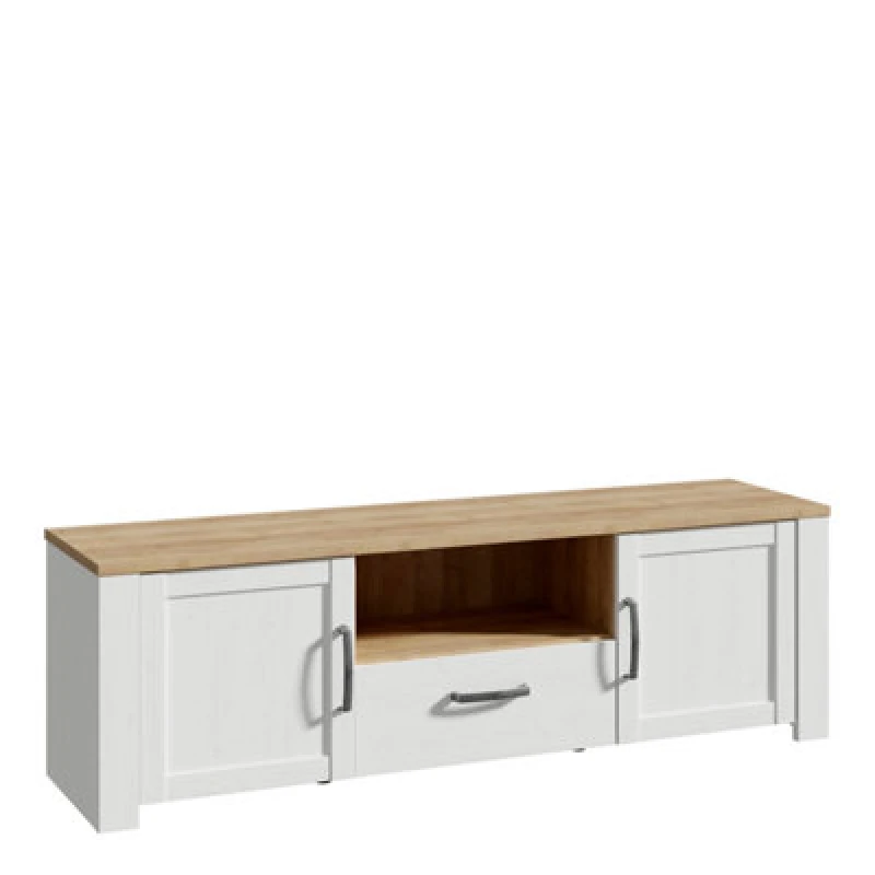Image of Furniture To Go Bohol TV Unit Inc. LED Light In Riviera Oak/white