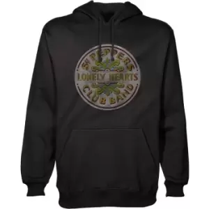 image of The Beatles - Sgt Pepper Unisex Medium Pullover Hoodie - Black