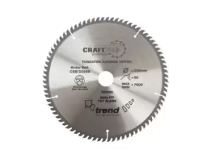 Image of Trend CSB/31572 Craft saw blade 315mm x 72 teeth x 30mm