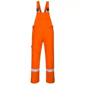 Image of Portwest - FR27ORRXXL - sz 2XL Bizflame Plus Bib and Brace - Orange - Orange
