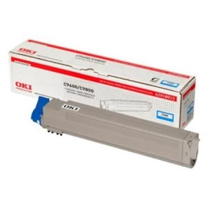 Image of OKI 42918915 Cyan Laser Toner Ink Cartridge